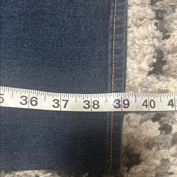 Levi's Blue Flare Wide Leg Jeans - Picture 7 of 13